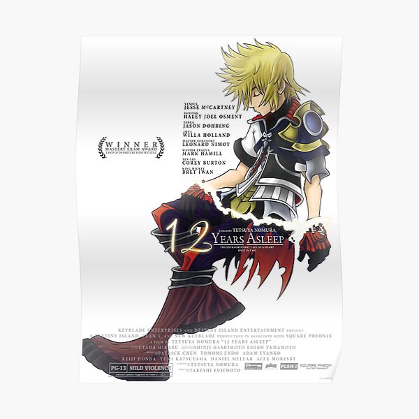 Kingdom Hearts - 12 Years Asleep Poster