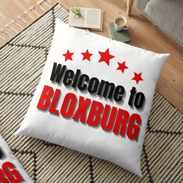 Bloxburg Pillows Cushions Redbubble - welcome to bloxburg roblox throw pillow by overflowhidden redbubble