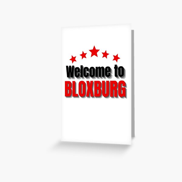Tarjetas De Felicitacion Bloxburg Redbubble - ya hay decoracion navidena bloxburg roblox youtube