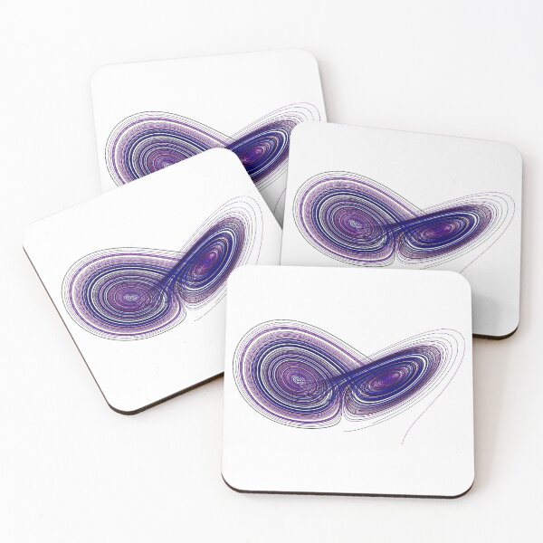 Item preview, Purple and blue Lorenz attractors designed and sold by kzsg.