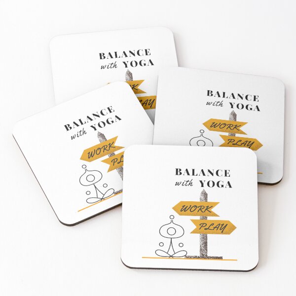 Item preview, Balance With Yoga  designed and sold by BreatheInOutfit.