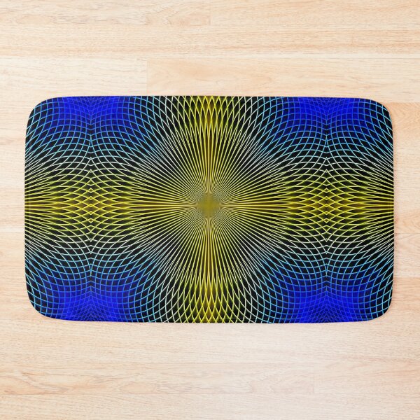 Item preview, Blue Yellow Mandala Flower Chakra designed and sold by Sybille-Yates.