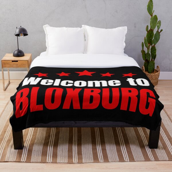 To Bloxburg Throw Blankets Redbubble