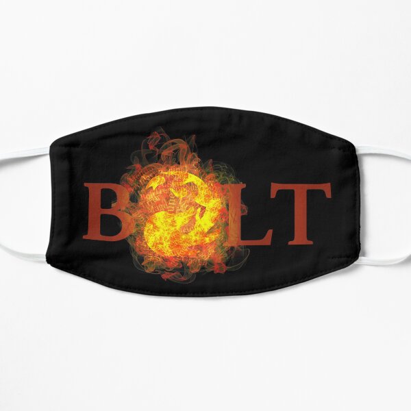Red Mana Bolt Flat Mask