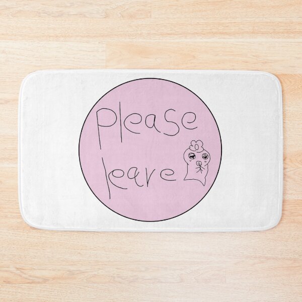 Item preview, ATEEZ PLEASE LEAVE Funny Instagram Live Doodle designed and sold by SugarSaint.