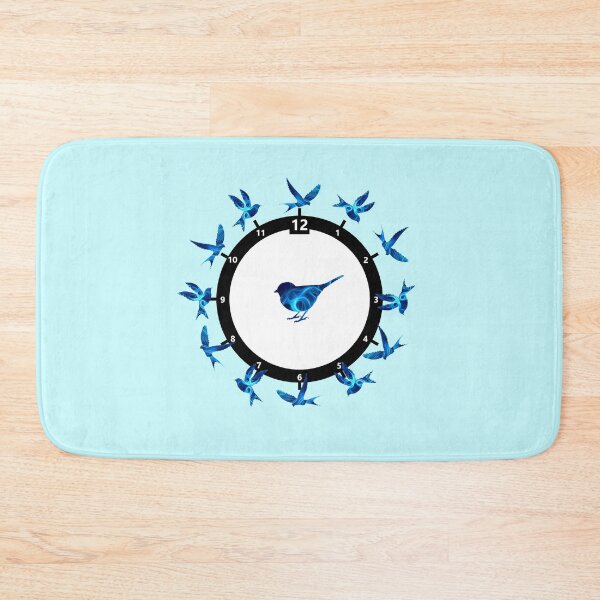 Item preview, Time Flies Blue Birds around the clock designed and sold by Mosef -e.