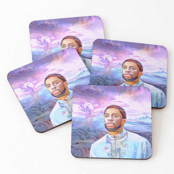 Item preview, The ancestral plane a memorial oil paintings inspired by Chadwick Boseman designed and sold by Designwebjae.
