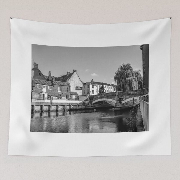 Item preview, A view towards Fye Bridge and the Mischief pub, Norwich designed and sold by yackers1.