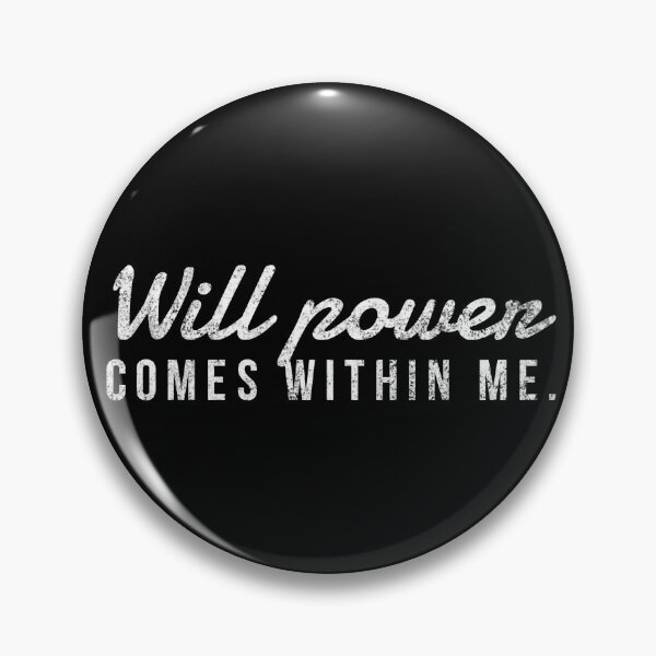 Item preview, Will Power Comes Within Me designed and sold by ImpulseCollect.