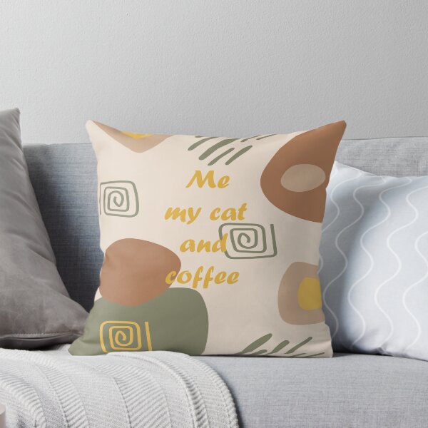 Item preview, Me My Cat And Coffee designed and sold by djal-lk.