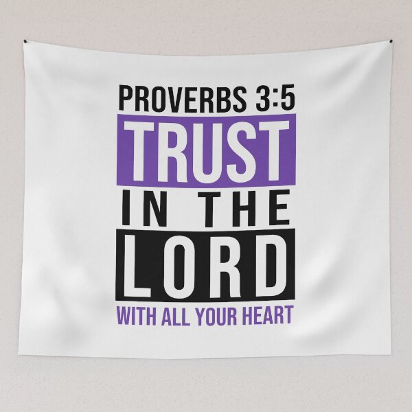 Item preview, Trust In The Lord With All Your Heart designed and sold by 4wordsmovement.