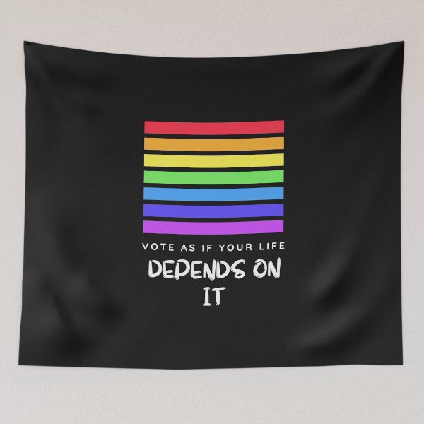 Item preview, VOTE AS IF YOUR LIFE DEPENDS ON IT designed and sold by UsaHappyArt.