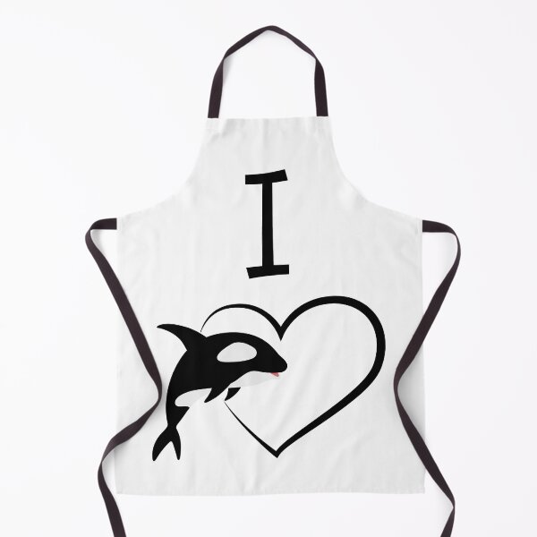 Item preview, i love orcas (Black) designed and sold by AdelDa19.