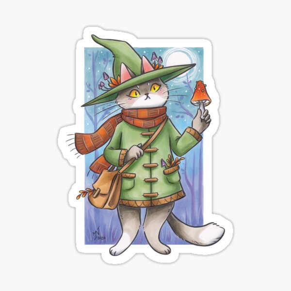 Item preview, Explorateur de chat sorcier designed and sold by kattvalk.