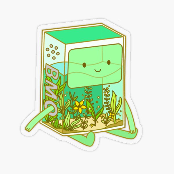 The BMO Aquarium Transparent Sticker