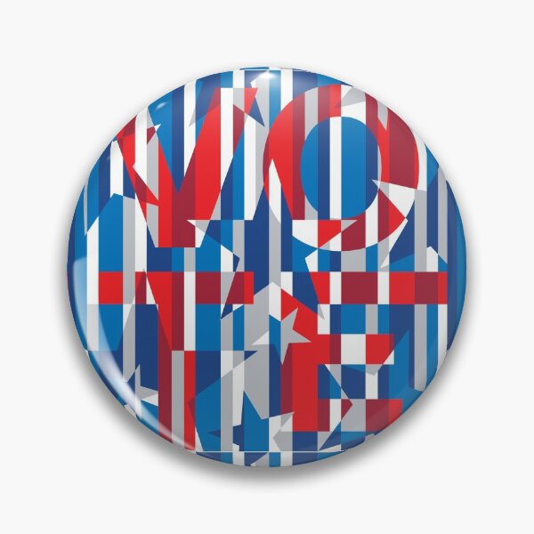 CAMO • VOTE blue Pin