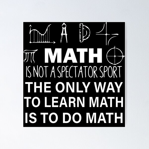 Item preview, Math is not a spectator sport designed and sold by MousaObaid.