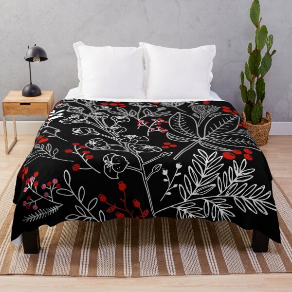 Item preview, Flowers and Leaves with Autumn Berries designed and sold by leBoosh-Designs.