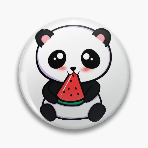 Item preview, Panda Eating Watermelon  designed and sold by ButterflyX.