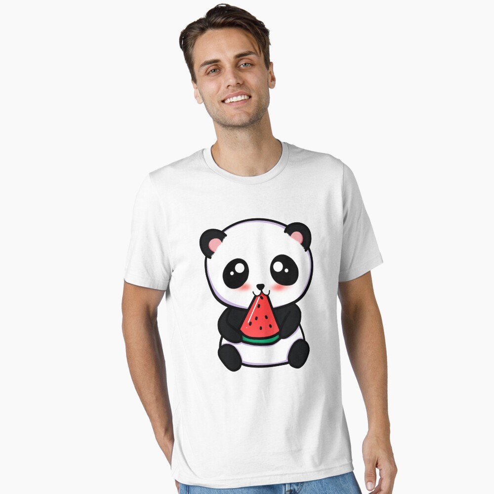Panda Eating Watermelon  Poster