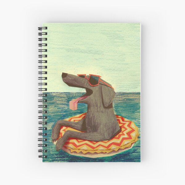 Relaxed Doggo Spiral Notebook
