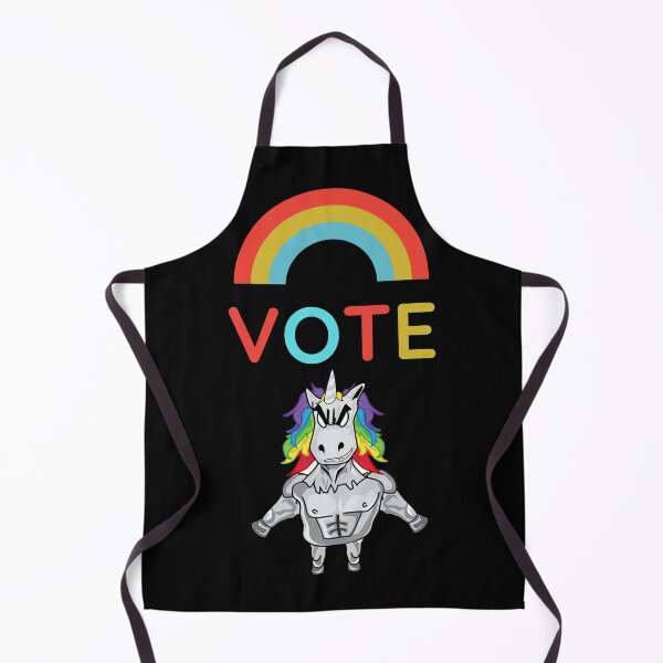 Item preview, voting unicorn designed and sold by UsaHappyArt.