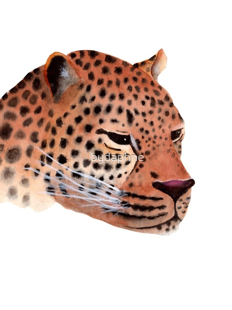 Thumbnail 4 of 4, iPhone Case, Brooding Leopard designed and sold by bydaphne.