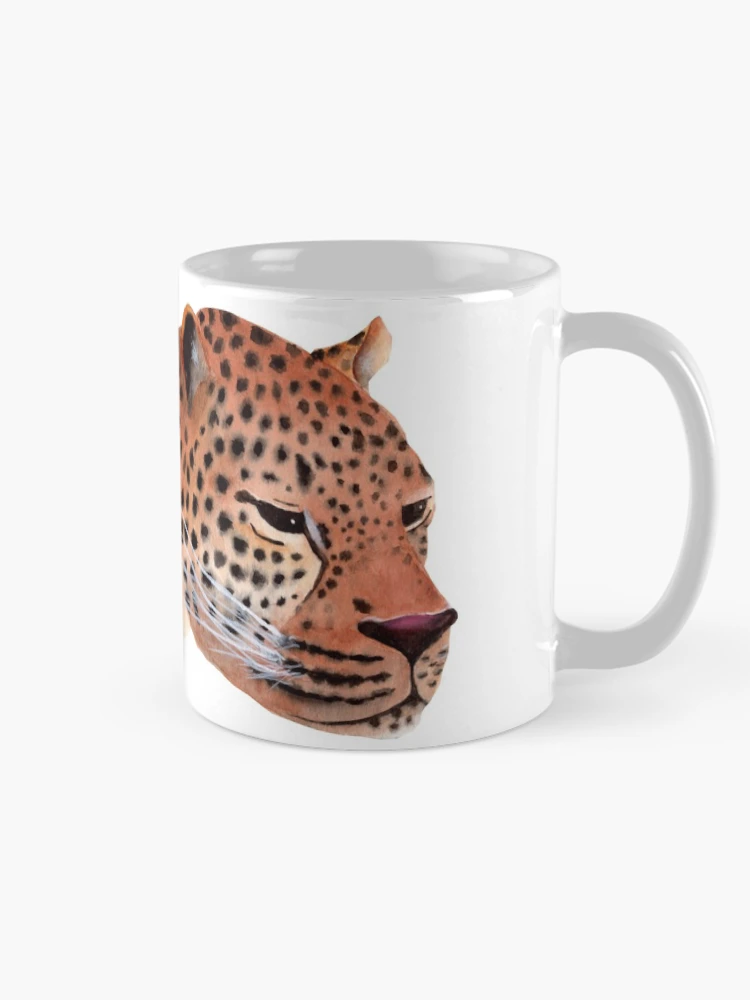 Thumbnail 3 of 6, Coffee Mug, Brooding Leopard designed and sold by bydaphne.