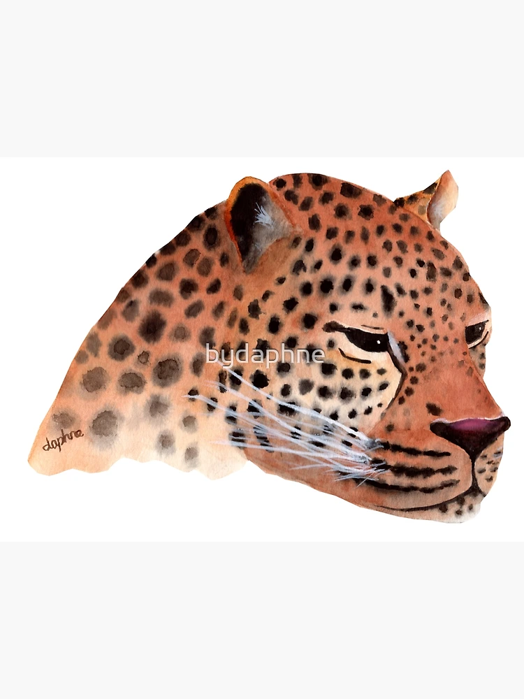 Thumbnail 3 of 3, Poster, Brooding Leopard designed and sold by bydaphne.