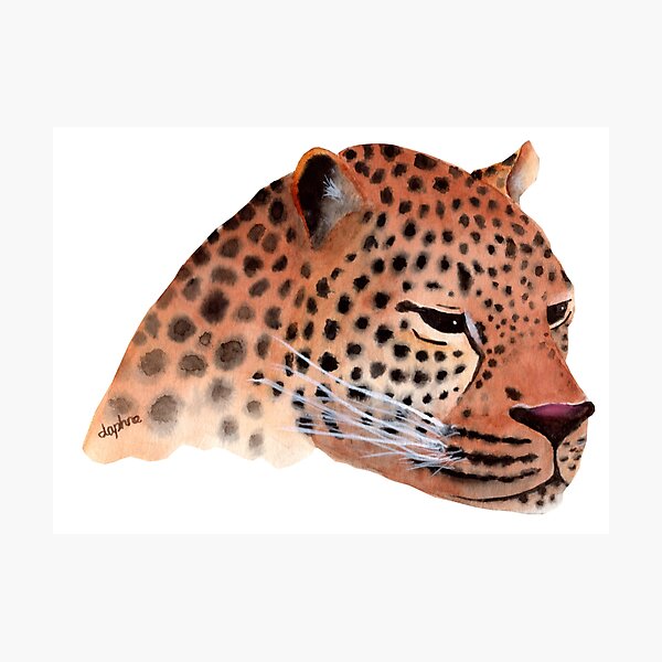 Item preview, Brooding Leopard designed and sold by bydaphne.