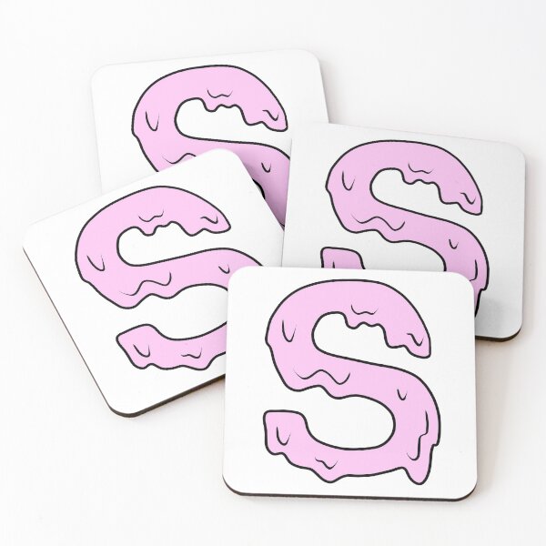 Item preview, melting pastel pink S (initial) designed and sold by illhustration.