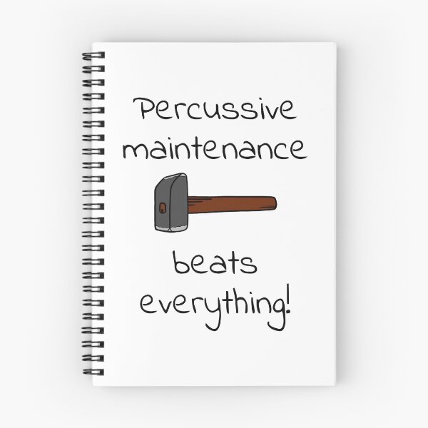 Item preview, percussive maintenance designed and sold by coldteacomics.