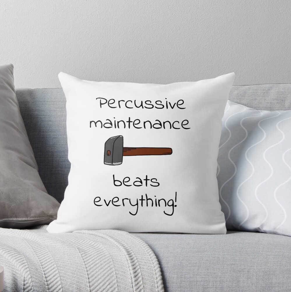 Item preview, Throw Pillow designed and sold by coldteacomics.