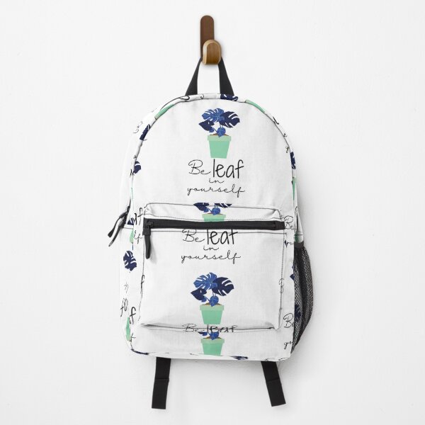 Item preview, Blue Be Leaf in yourself designed and sold by Sweet Champagne Designs.