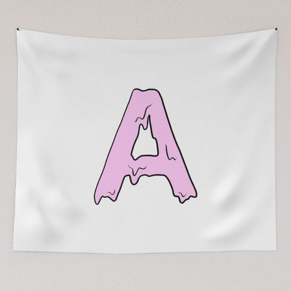 Item preview, melting pastel pink A (initial) designed and sold by illhustration.
