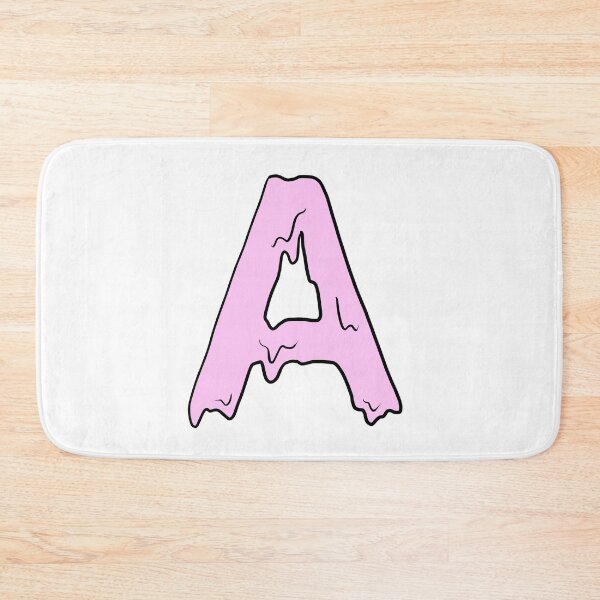 Item preview, melting pastel pink A (initial) designed and sold by illhustration.