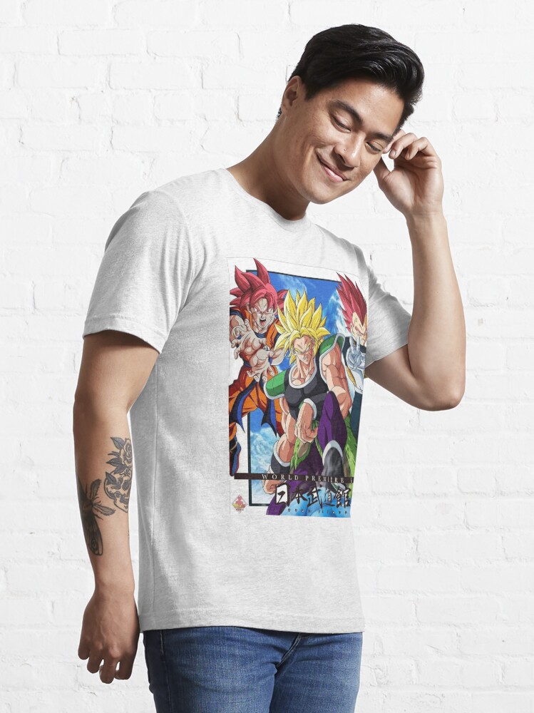 &ldquo;WORLD PREMIERE BROLY&rdquo; T-shirt by KINTARO33 | Redbubble | world