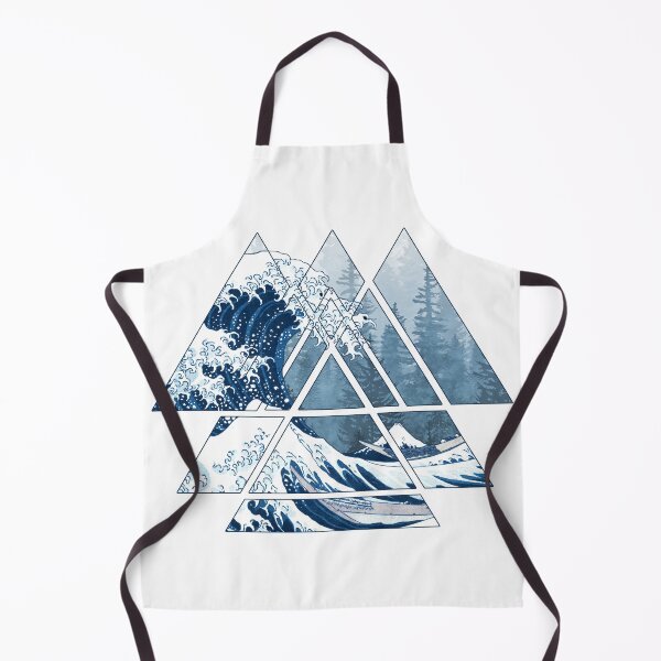 Item preview, The Great Sacred Geometry Triangles - Misty Forest Wave designed and sold by maryedenoa.