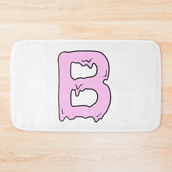Item preview, melting pastel pink B (initial) designed and sold by illhustration.