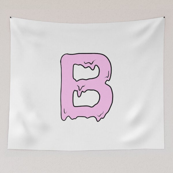 Item preview, melting pastel pink B (initial) designed and sold by illhustration.