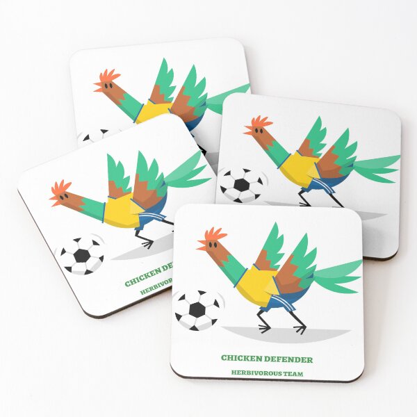 Item preview, Chicken Defender Playing Football/Soccer designed and sold by Teeshirters1.