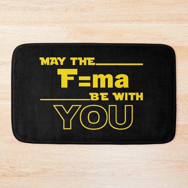 Item preview, May the F=ma be with you. designed and sold by Never-Rest.