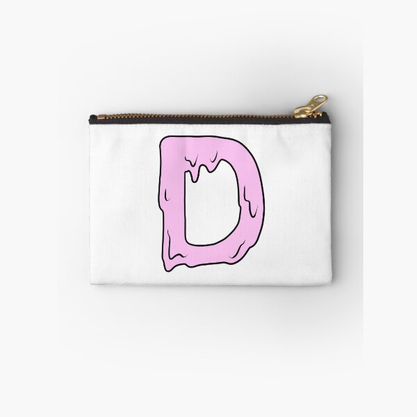 Item preview, melting pastel pink D initial  designed and sold by illhustration.