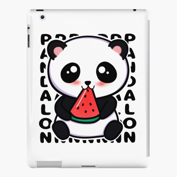 iPad 9th Generation Case, iPad Air 5th Generation Case, Panda Eating  Watermelon Print iPad Pro 11 Inch iPad Case 10.2 Case 10.9 Case with Pencil