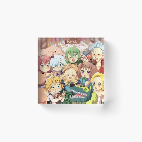Seven Deadly Sins - King's Birthday Acrylic Block