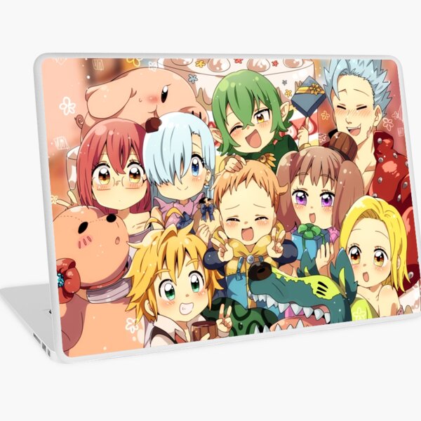 Escanor Laptop Skins Redbubble - meliodas nanatsu no taizai the sins of holy war roblox