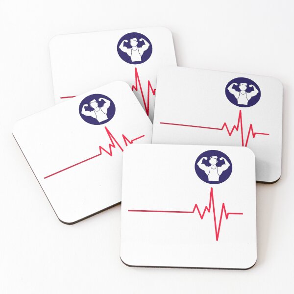 Item preview, Healthy and Fit Heart Beats designed and sold by The Athletic  Mindset.