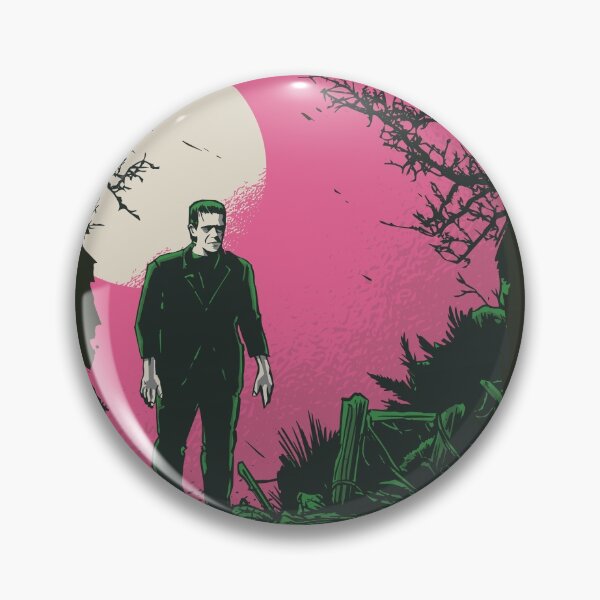Item preview, Copie de Frankenstein under the moon - pink designed and sold by DBSA.