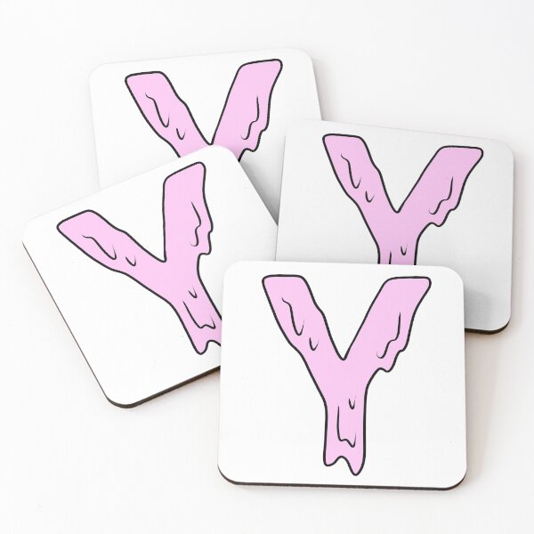 Item preview, melting pastel pink Y initial  designed and sold by illhustration.