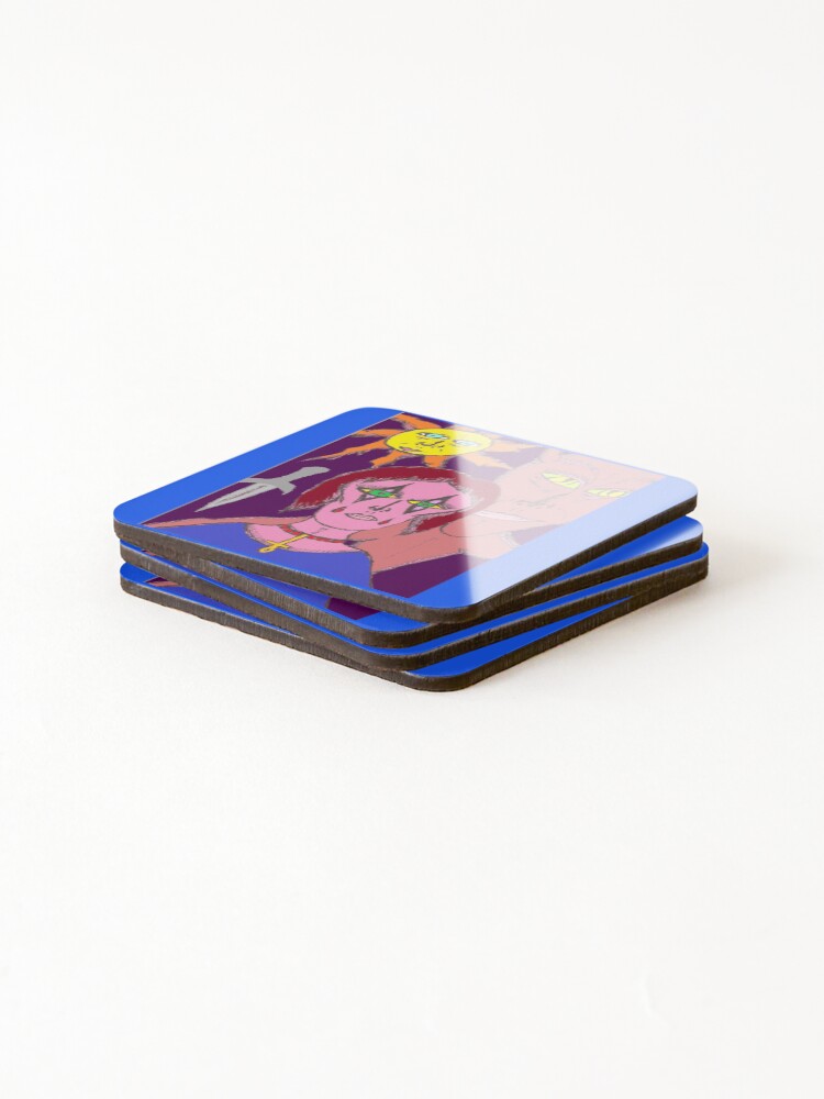 Thumbnail 4 of 5, Coasters (Set of 4), final commitment designed and sold by wormink.